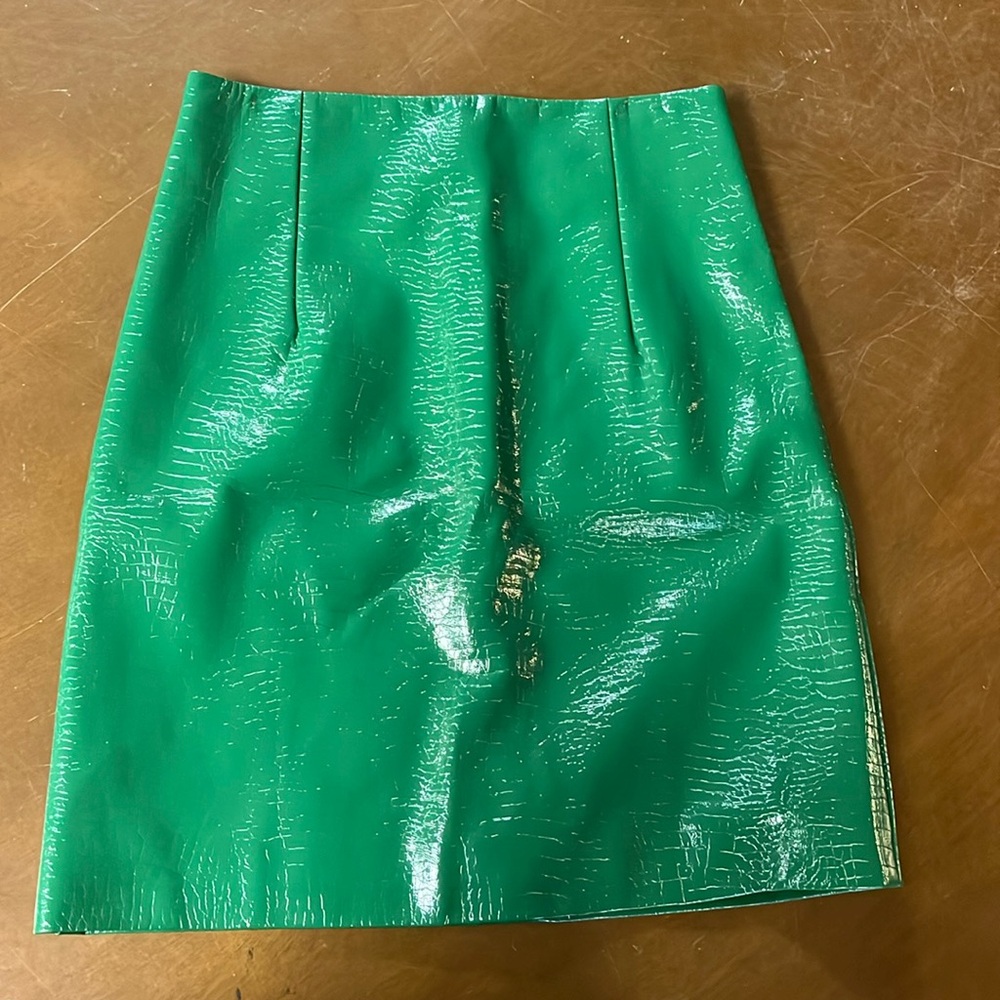 Anthropologie Porridge Kelly Green Skirt Size Medium